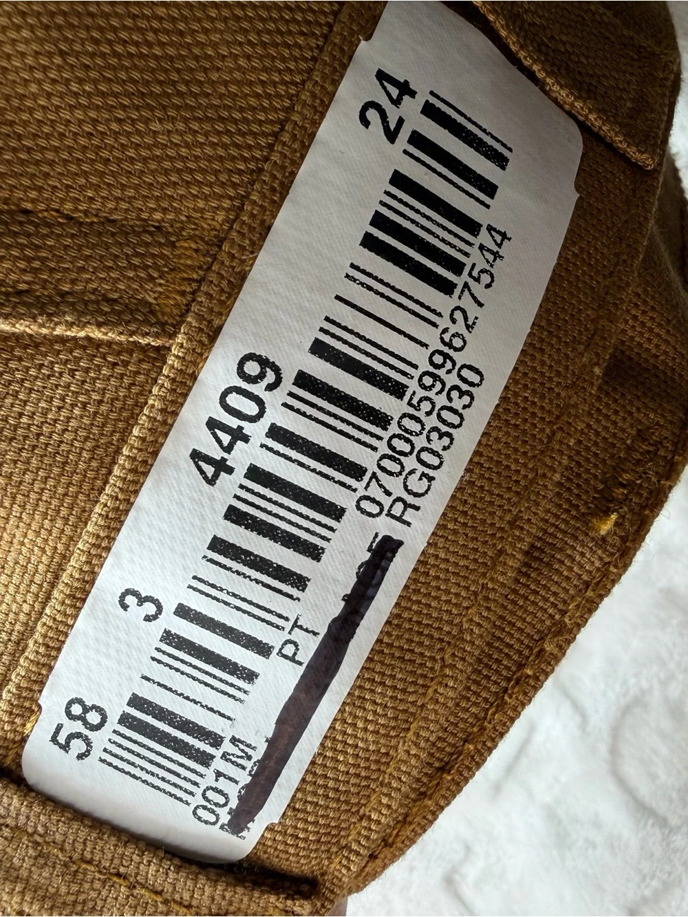 Carhartt Brown Chinos — Straight Fit Work Pants